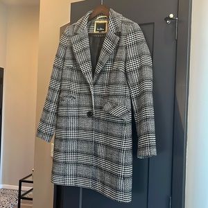 Sam Edelman Two Button Houndstooth Coat